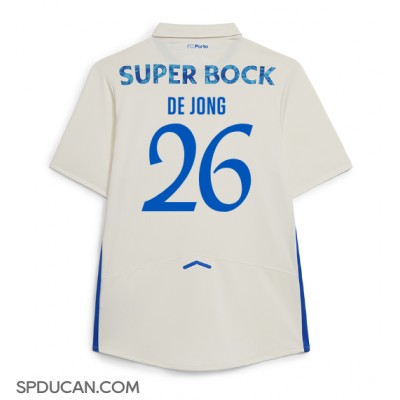 Muški Nogometni Dres Porto Luuk de Jong #26 Rezervni 2025-26 Kratak Rukav Muški Nogometni Dres Porto Luuk de Jong #26 Rezervni 2025-26 Kratak Rukav
